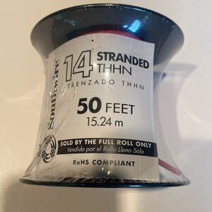 NWT Southwire 14 Stranded THHN 50 Ft. Copper Wire